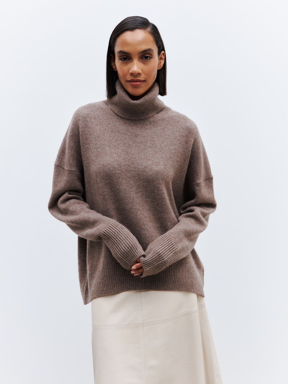 Pull col roulé Femme Echo Archiv