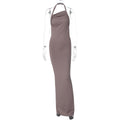 Robe maxi sans bretelles pour femmes avec drapé élégant Heidi-Mode