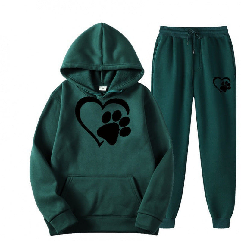 Ensemble de Sweat à Capuche et Pantalon de Jogging Douillet pour Femmes Echoarchiv