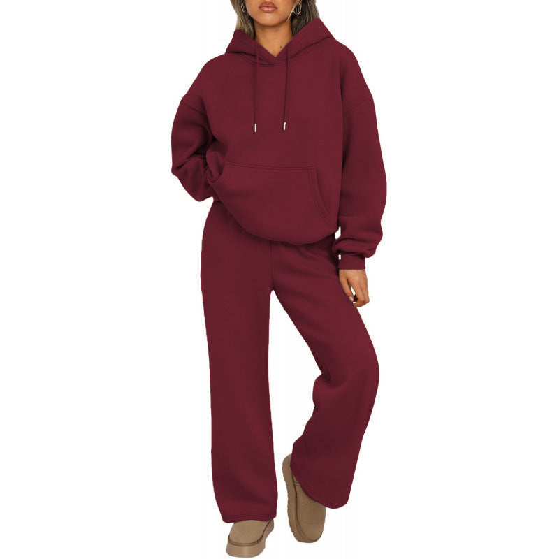 Ensemble de jogging surdimensionné confortable pour femmes Echoarchiv