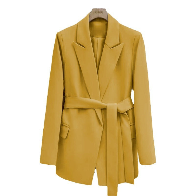 Blazer Wrap Élégant pour Femmes avec Ceinture