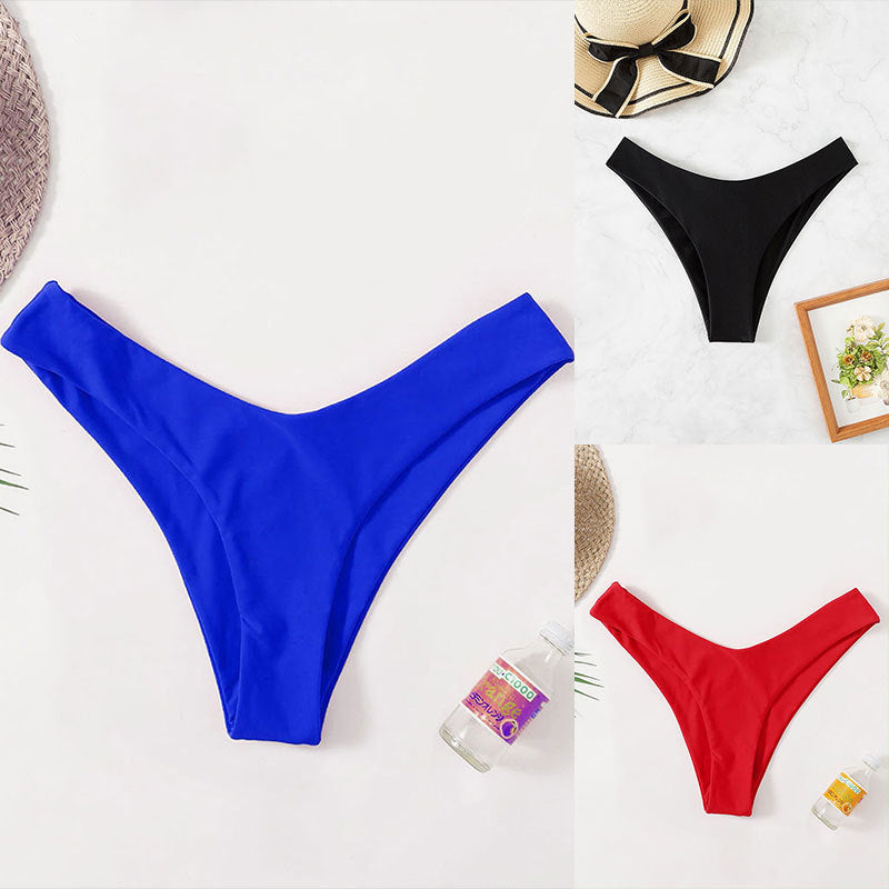 Bas de bikini taille haute R&B pour femmes