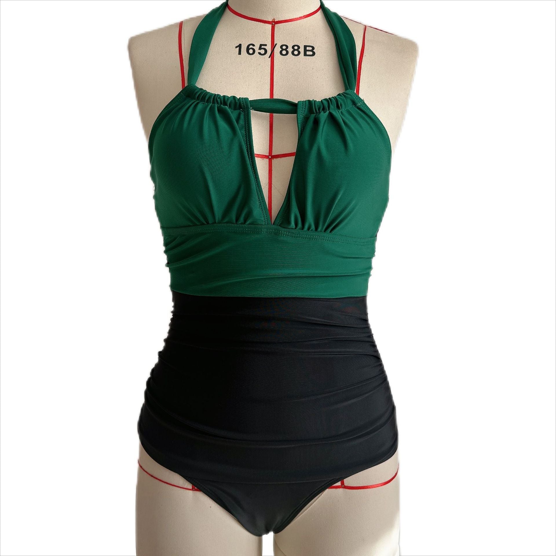 Maillot de bain une pièce élégant de haute qualité pour femme avec un design flatteur à volants Echo Archiv