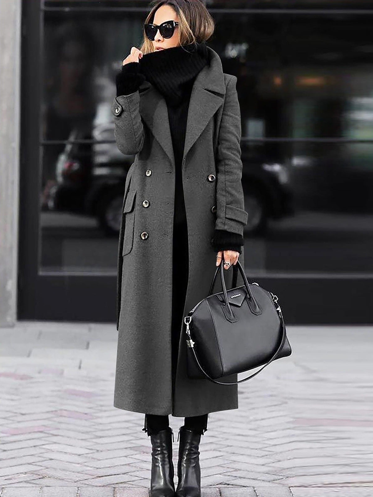 Manteau en laine élégant et intemporel pour femmes