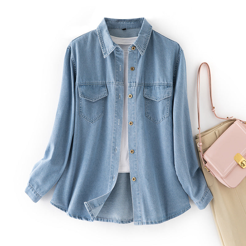 Chemise en jean pour femme