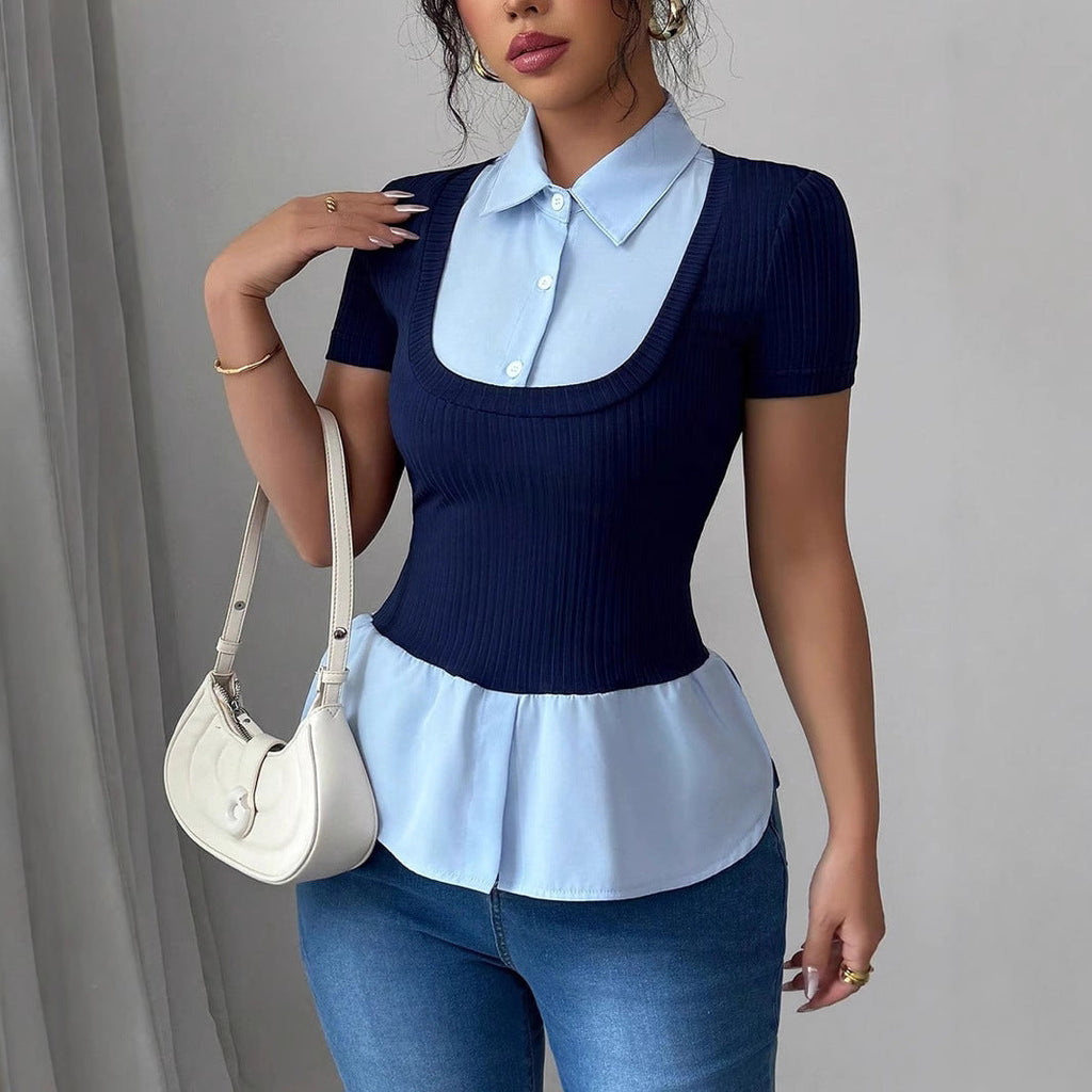 Haut élégant pour femmes avec ourlet fluide R&B