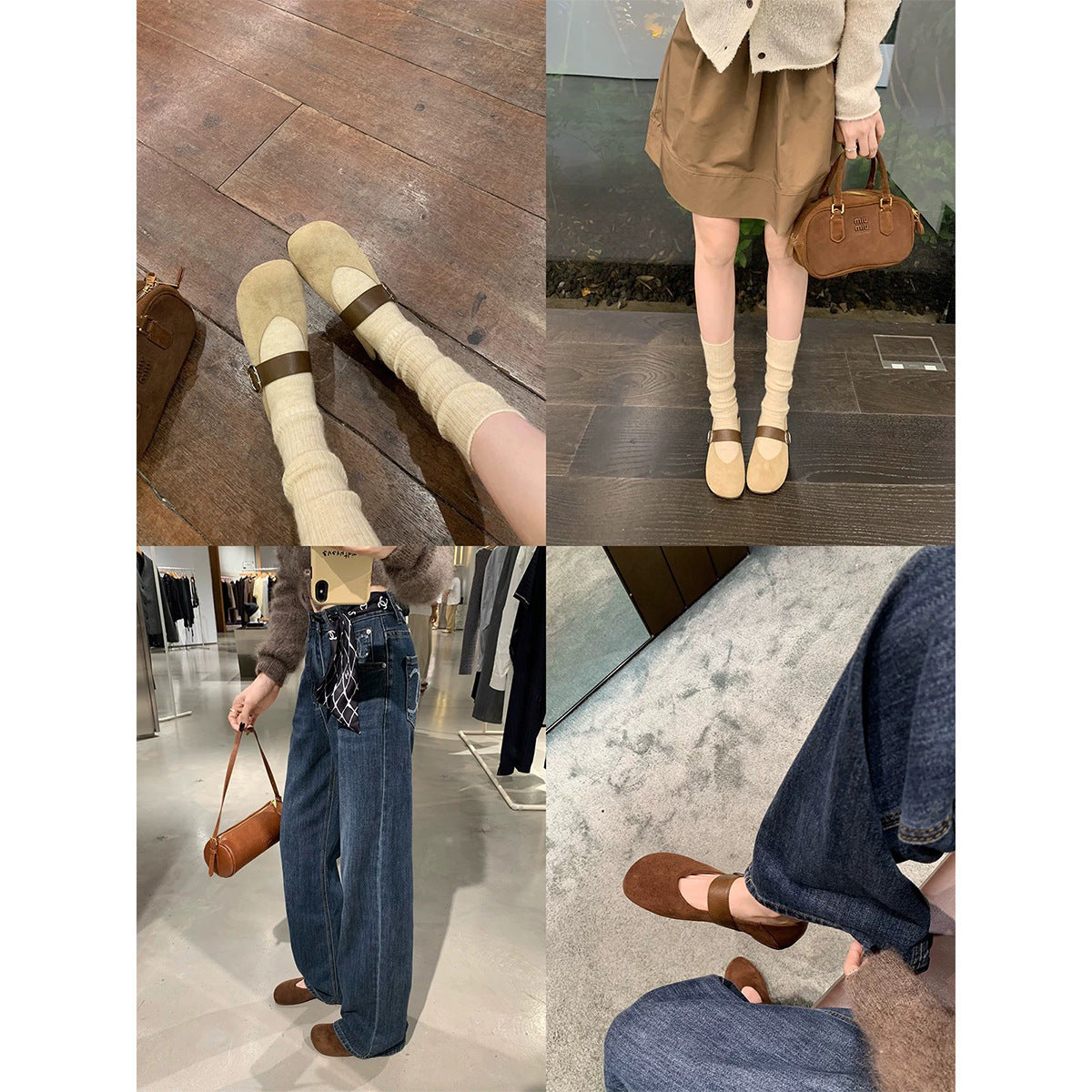 Mocassins à brides confortables pour femmes avec une coupe élégante et une semelle intérieure confortable R&B