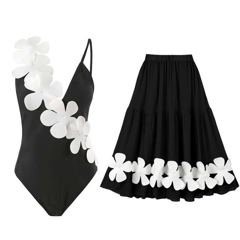 Maillot de bain une pièce élégant pour femmes avec design floral 3D Echo Archiv