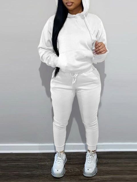Ensemble de jogging sportif pour hommes avec sweat à capuche, poche kangourou et pantalon de jogging slim Echo Archiv
