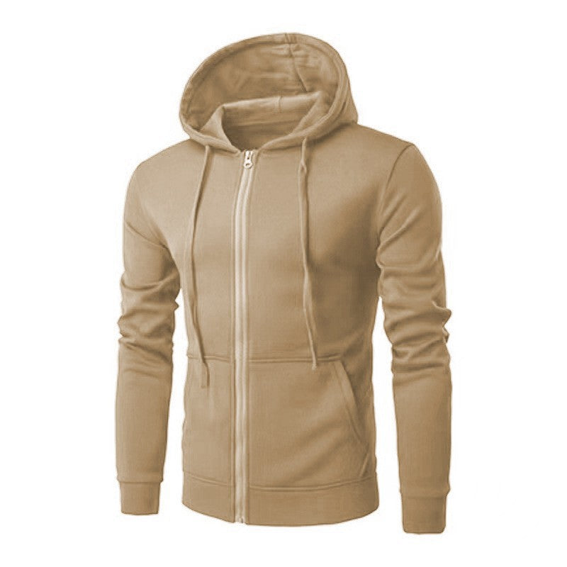 Sweat à capuche zippé pour hommes, légèrement cintré, avec coutures plates et poche kangourou Echo Archiv