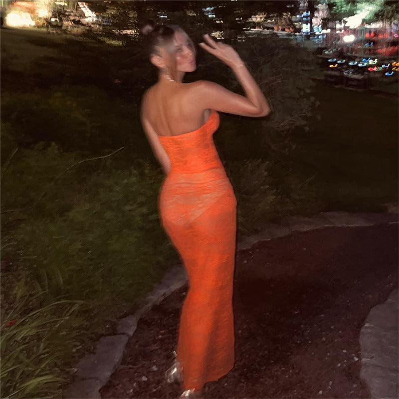 Robe de soirée élégante en dentelle pour femmes Heidi-Mode