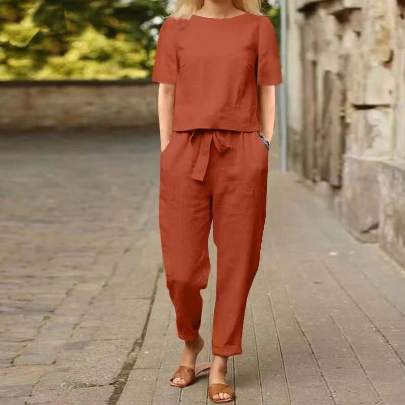 MW | Ensemble d'été élégant et coloré en 2 pièces