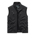 Gilet léger pour hommes de la marque Echo Archiv avec de nombreuses poches zippées