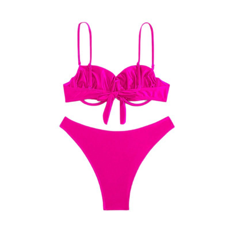 Bikini push-up pour femmes avec bretelles réglables et design à la mode R&B