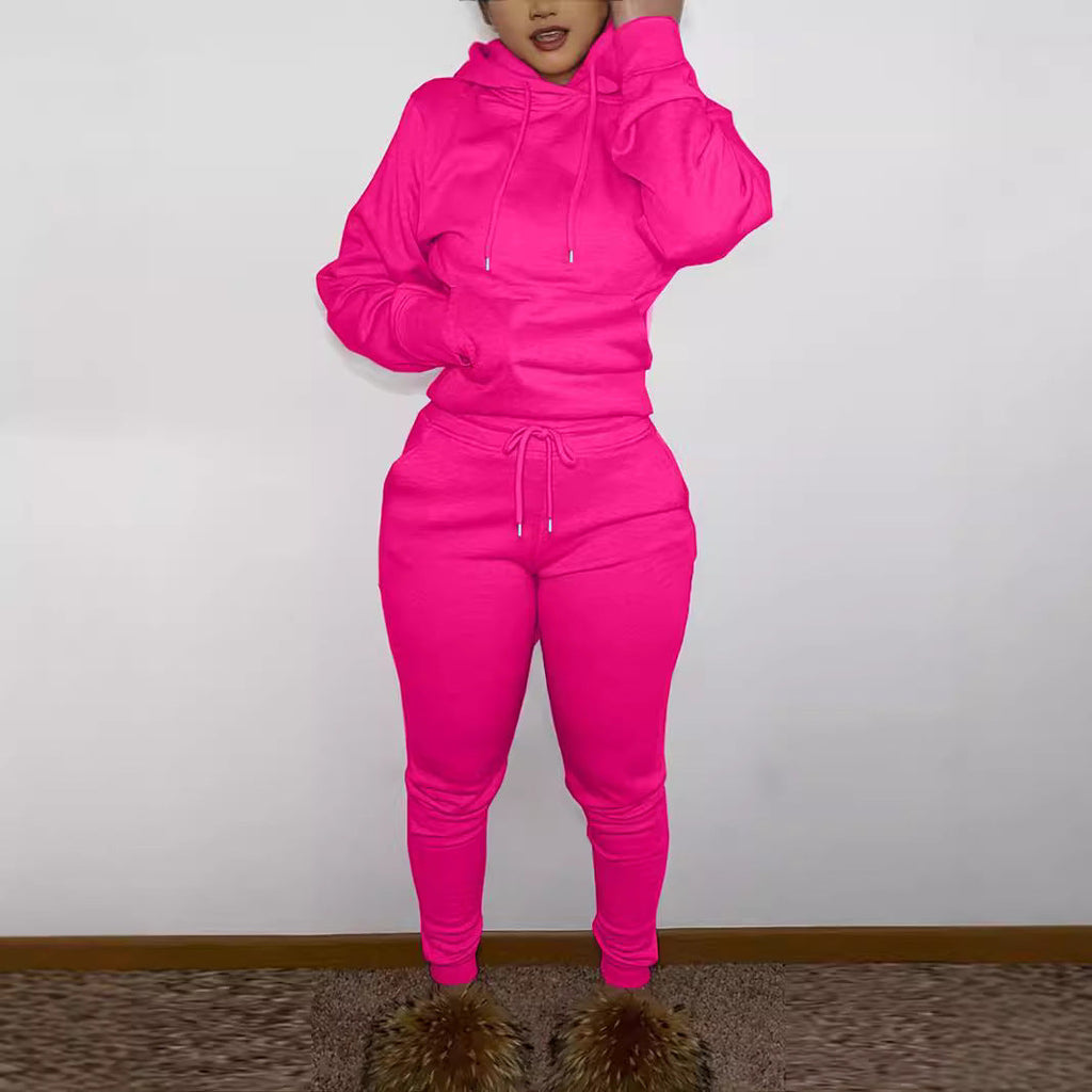 Ensemble de jogging sportif pour hommes avec sweat à capuche, poche kangourou et pantalon de jogging slim Echo Archiv