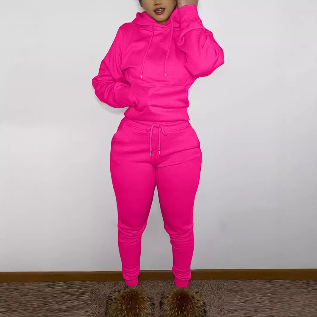 Ensemble de jogging sportif pour hommes avec sweat à capuche, poche kangourou et pantalon de jogging slim Echo Archiv