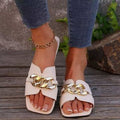 Mules pour femmes avec détail en chaîne R&B