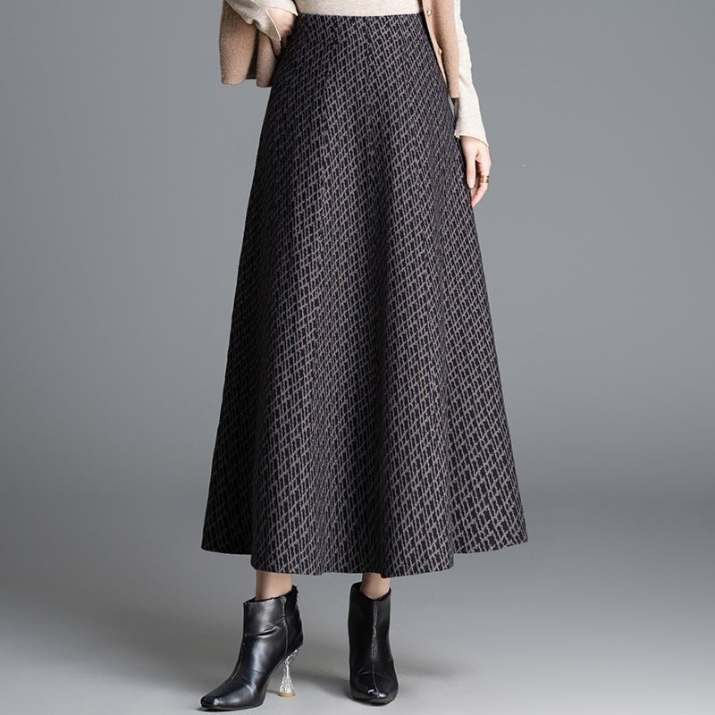 Jupe maxi femme avec motif géométrique élégant Echo Archiv