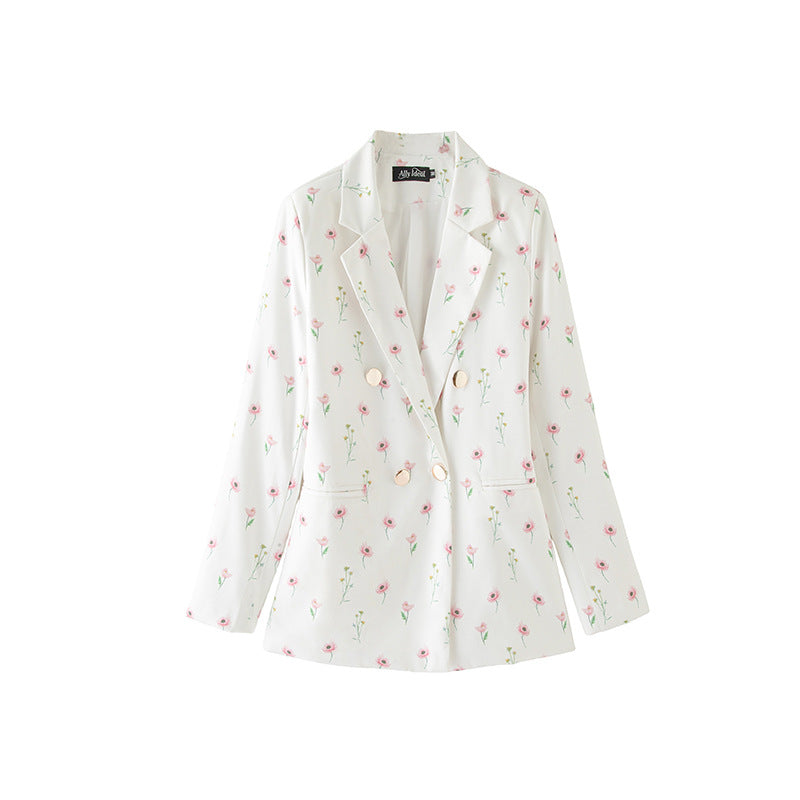 Blazer pour femmes avec motif floral