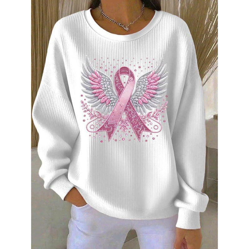 Sweat-shirt confortable pour femmes avec inscription marquante Echoarchiv