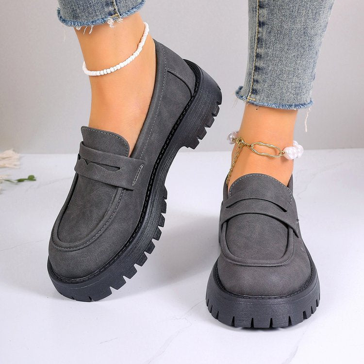 Mocassins pour femmes avec semelle antidérapante et design élégant à lanières R&B