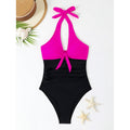 Maillot de bain taille haute pour femmes avec un design noué raffiné Echo Archiv