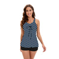 Ensemble de Tankini pour Femmes avec Imprimé Floral à la Mode et Volants R&B