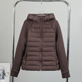 Veste hybride légère pour femmes avec devant mat, panneaux de manches élastiques et isolation thermique chaude Echo Archiv