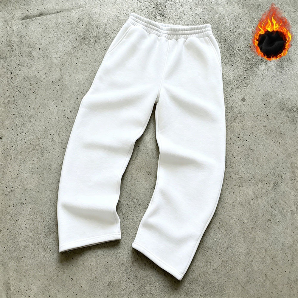 Pantalons de survêtement unisexes en molleton avec ceinture de confort élastique, jambe droite et poches latérales Echo Archiv
