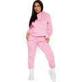 Ensemble de lounge pour femmes en deux parties avec sweat à capuche et pantalon de jogging taille haute en doux French Terry Echo Archiv