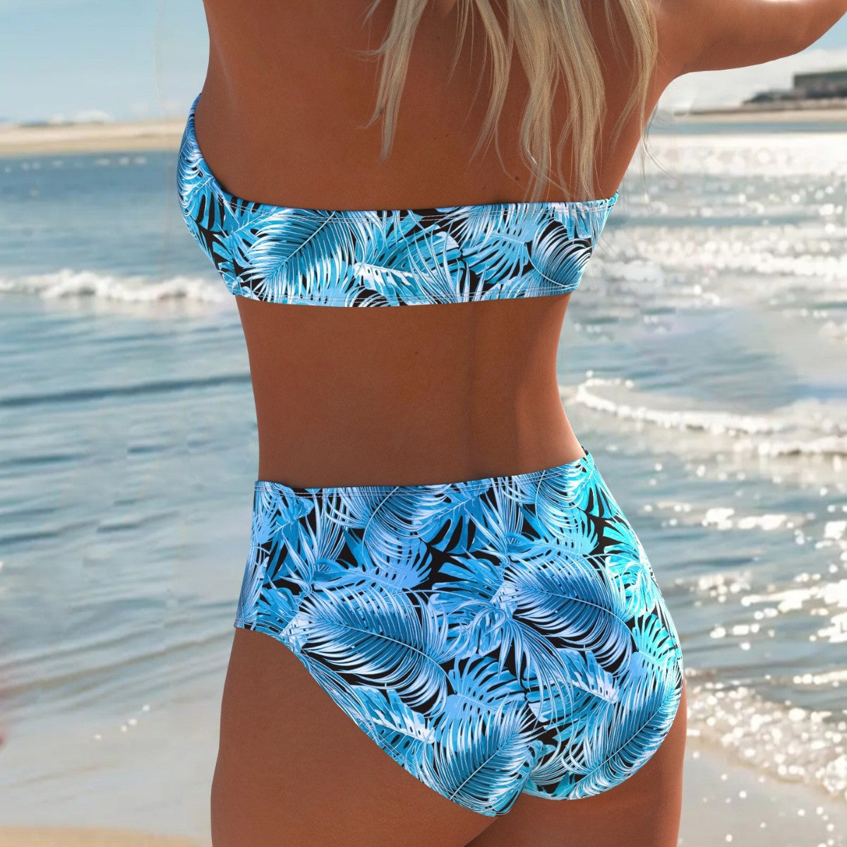 Bikini Balconette Femme avec design floral et bretelles réglables R&B