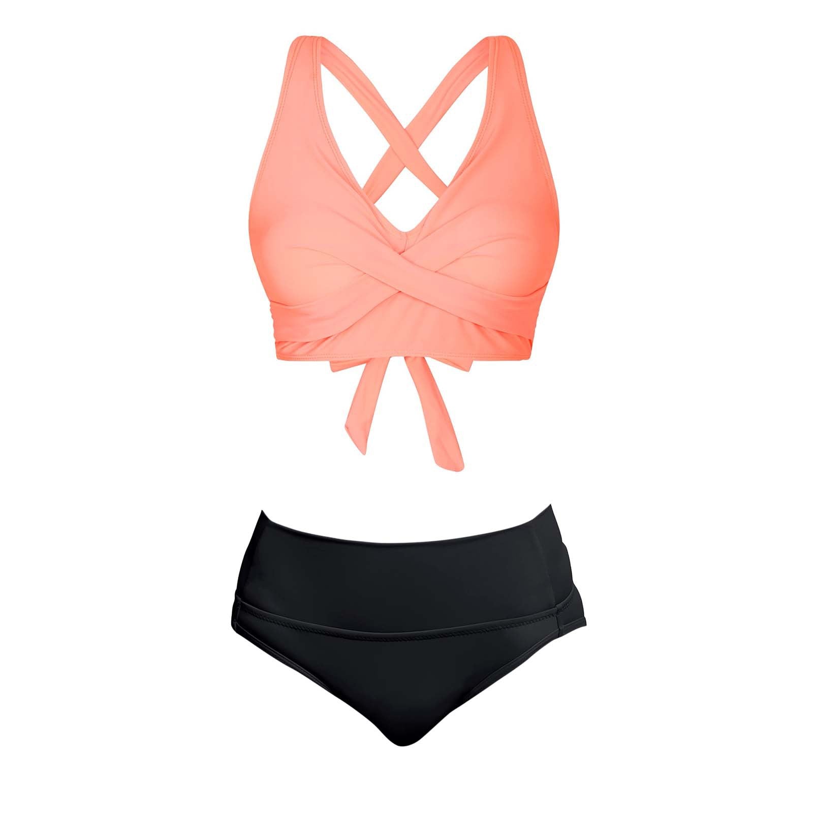 Maillot de bain deux pièces pour femmes avec design floral R&B