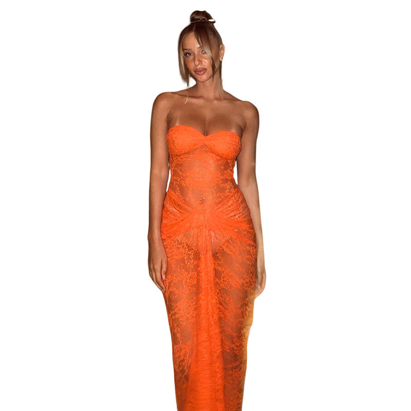 Robe de soirée élégante en dentelle pour femmes Heidi-Mode