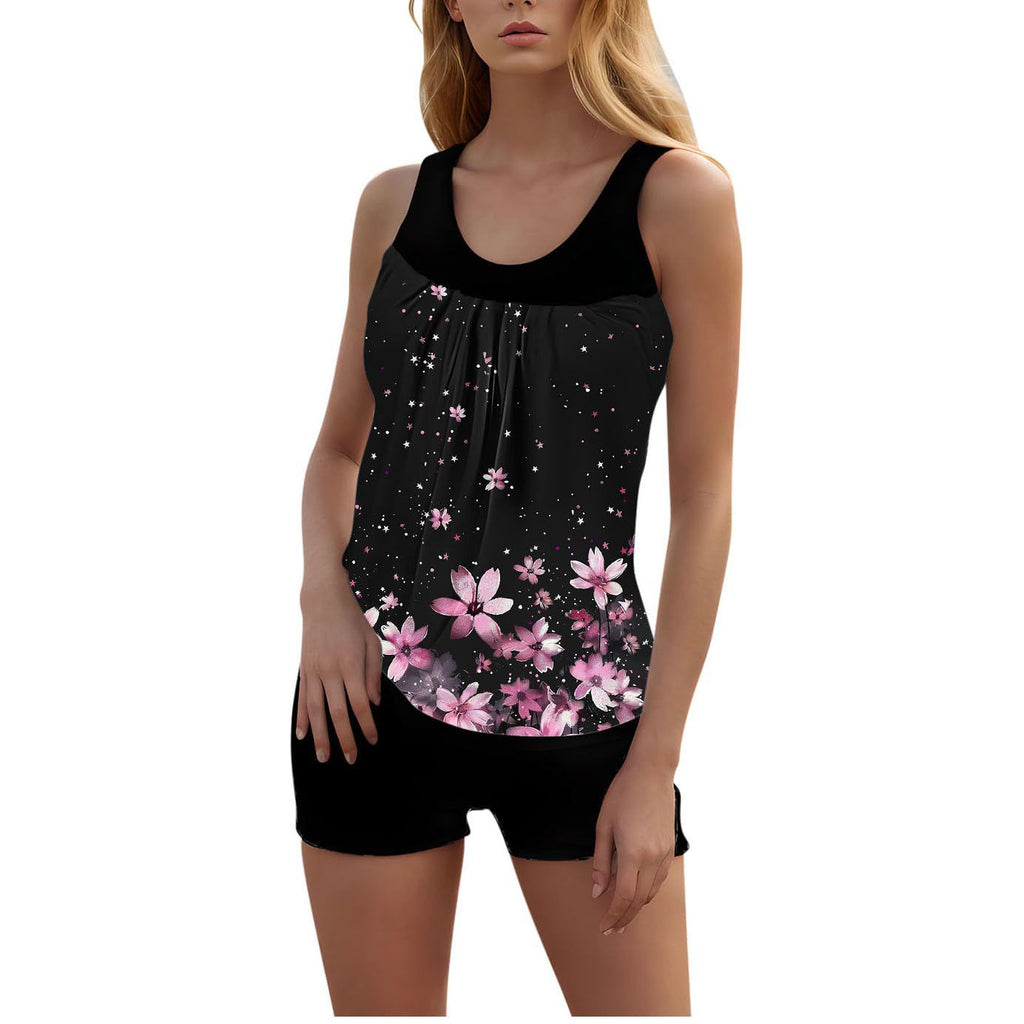 Tankini femme avec accents floraux Echo Archiv