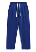 Pantalon de jogging unisexe décontracté à jambe droite avec taille élastique confortable, cordon de serrage contrastant et poches latérales Echo Archiv