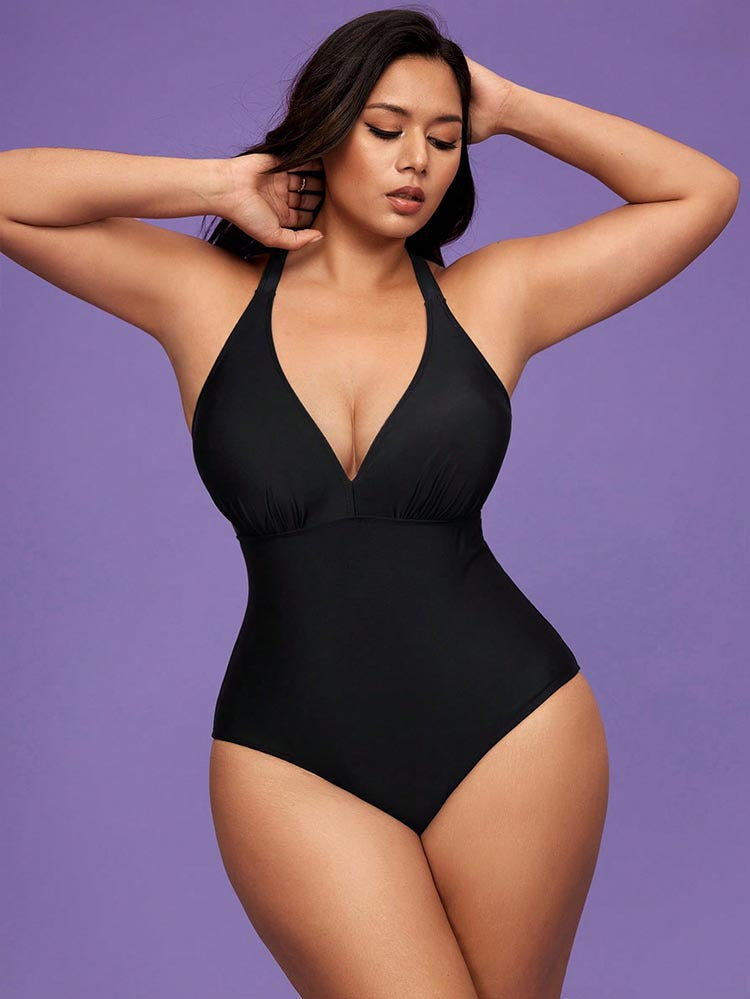 Maillot de bain une pièce élégant pour femmes R&B