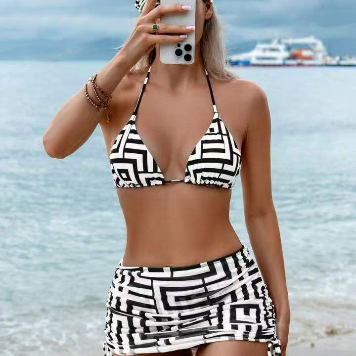Bikini triangle pour femmes avec jupe asymétrique Echo Archiv