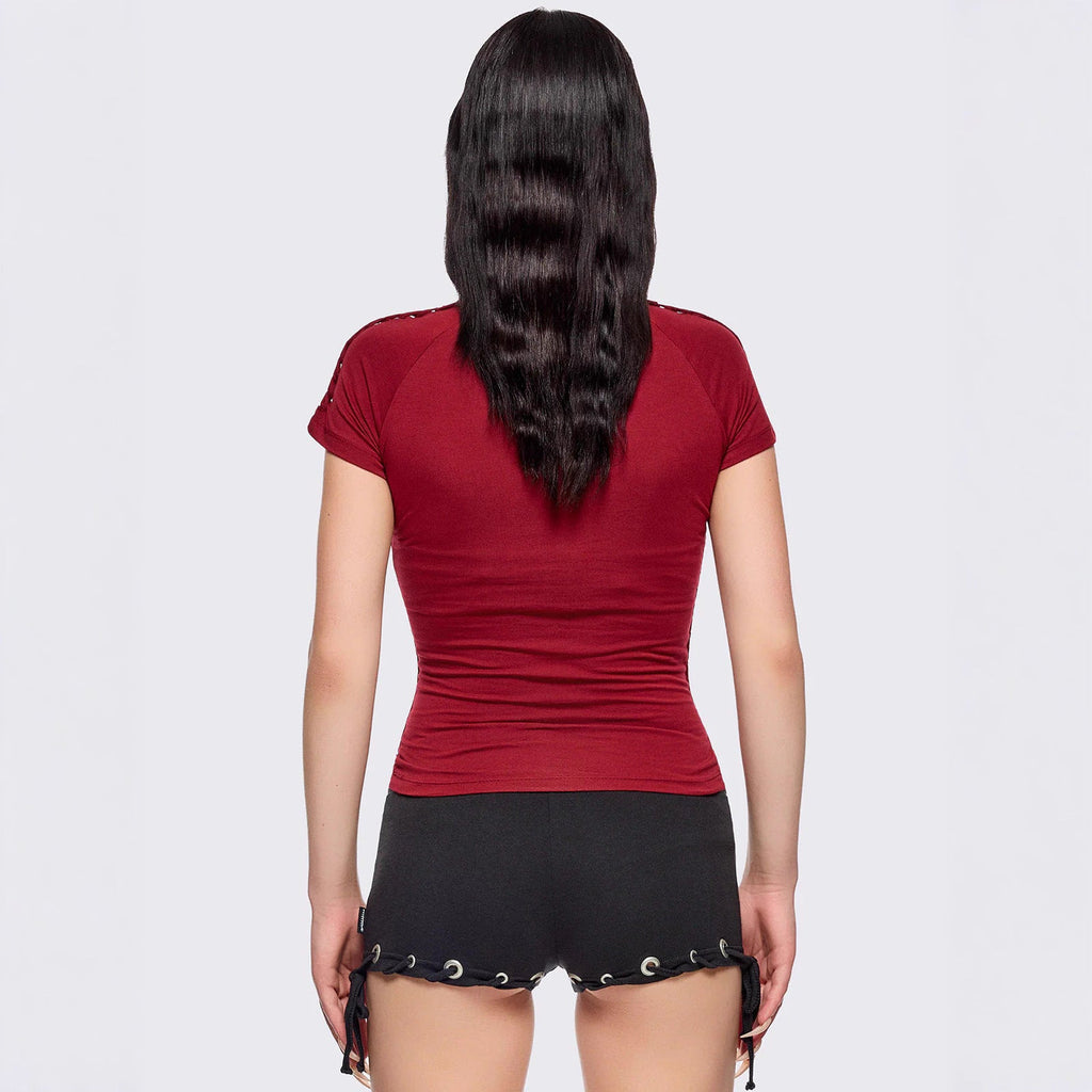 T-shirt ajusté pour femmes avec design étoile R&B