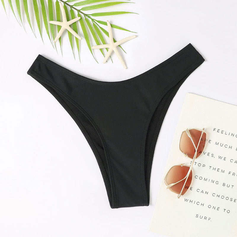Bas de bikini taille haute femme R&B