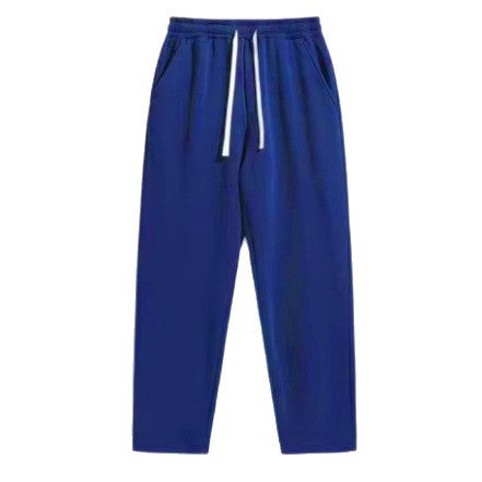 Pantalon de jogging unisexe décontracté à jambe droite avec taille élastique confortable, cordon de serrage contrastant et poches latérales Echo Archiv