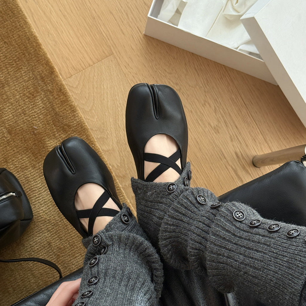 Ballerines Élégantes pour Femmes avec Bride Tendance et Semelle Intérieure Rembourrée R&B