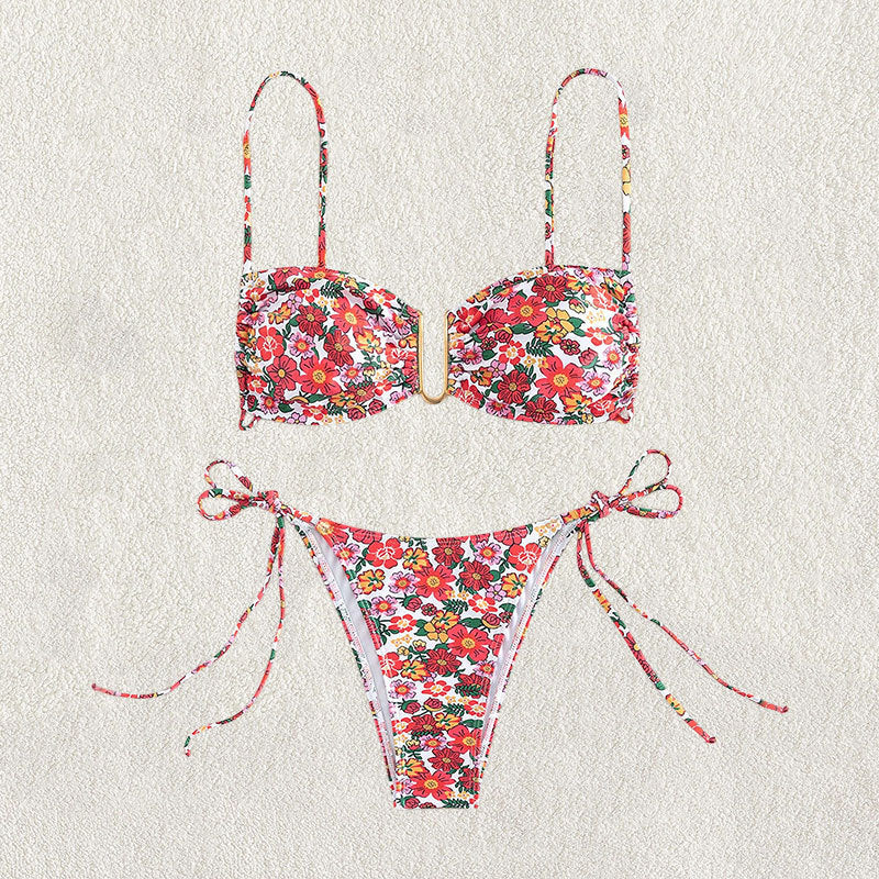 Bikini push-up pour femmes avec bretelles réglables et coupe élégante R&B