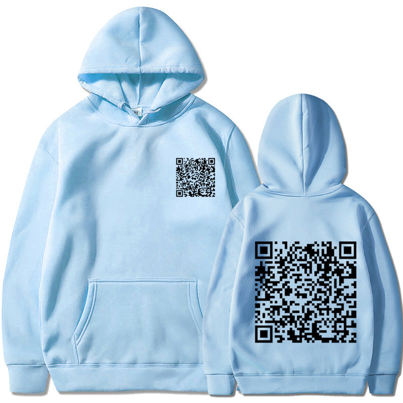 Sweat à capuche sportif pour femmes avec code QR Echoarchiv