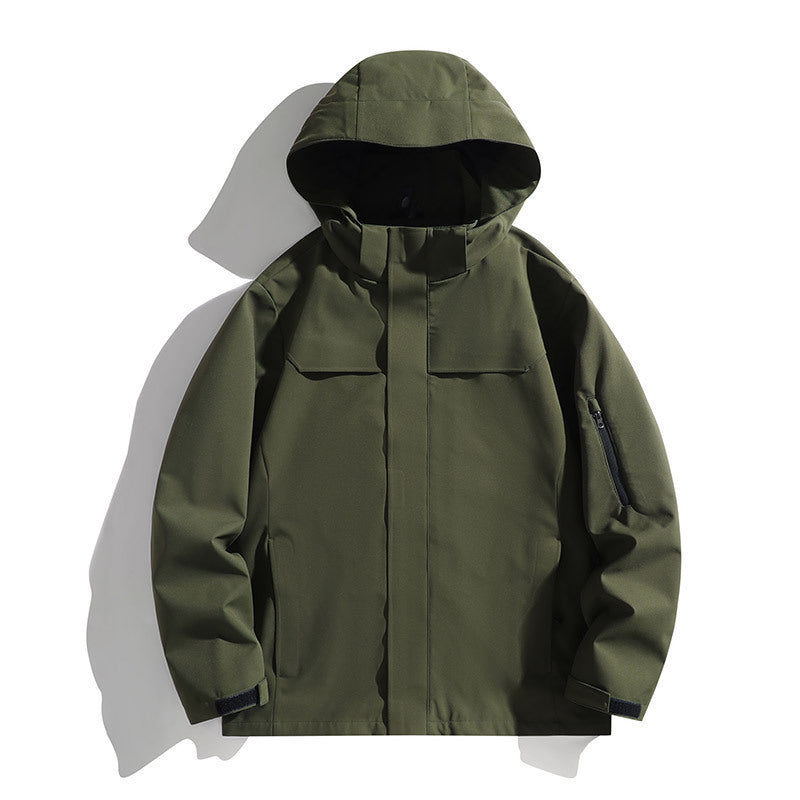 Veste fonctionnelle imperméable pour hommes