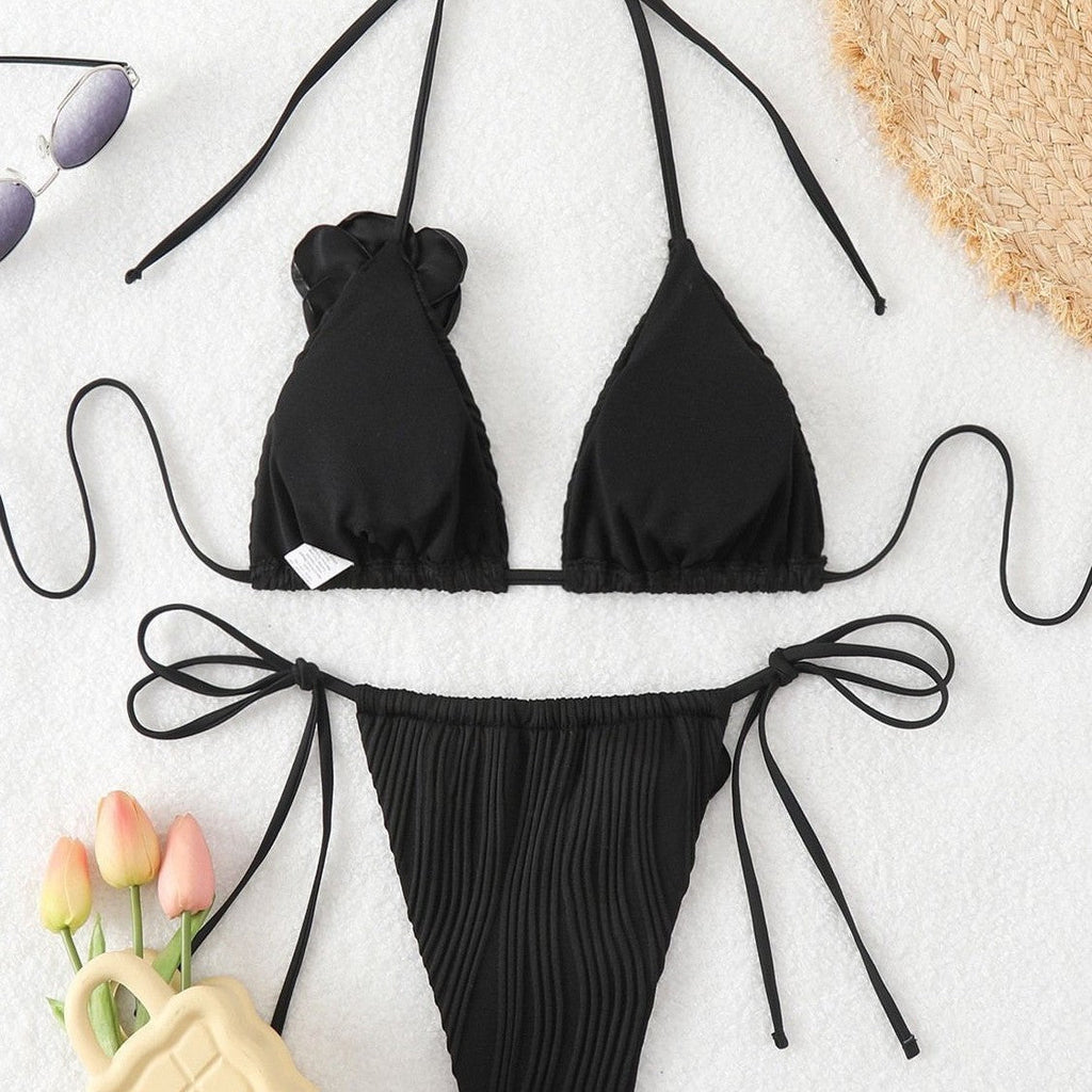 Bikini triangle pour femmes avec accent floral Echo Archiv
