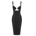 Robe ajustée pour femmes avec des découpes innovantes et une élégante ligne de couture Heidi-Mode