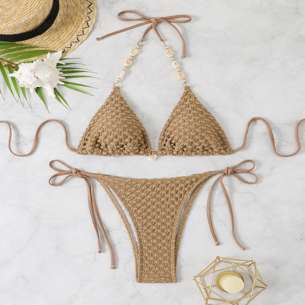 Bikinis tressés pour femmes avec des détails charmants R&B