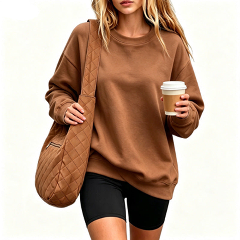 Sweatshirt Oversized Confortable pour Femmes Echoarchiv