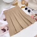 Jupe plissée en tricot pour femmes avec motif en torsade Echo Archiv