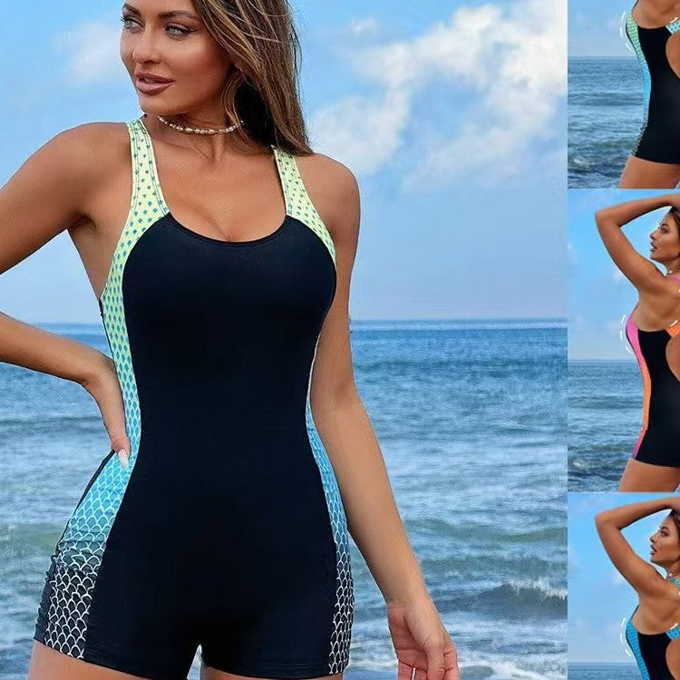 Maillot de bain une pièce sportif pour femmes R&B 1782103762